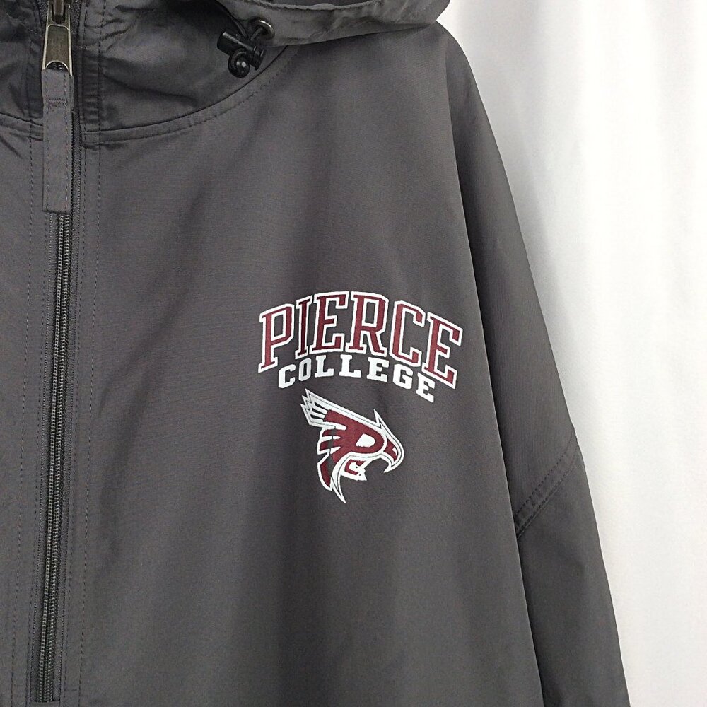 NWT‎ Champion 3XL Pierce College Raiders Hooded 1/4 Zip Pullover Jacket WA - Picture 3 of 6